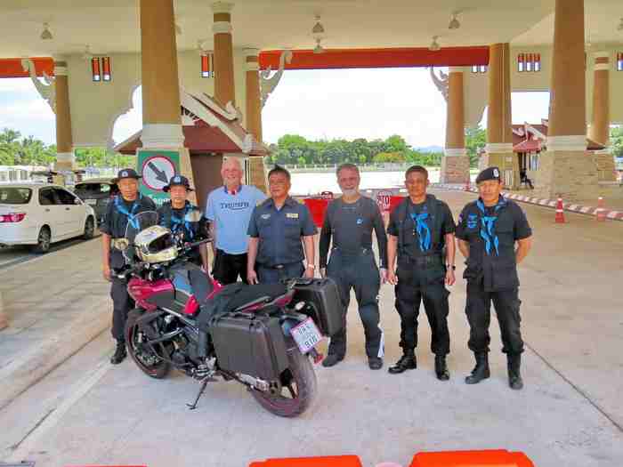 Crossing The Border Into Thailand With A Motorbike