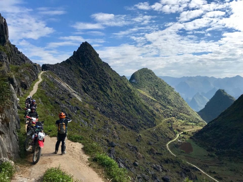 Crossing The Border With A Motorbike Between Vietnam And Cambodia