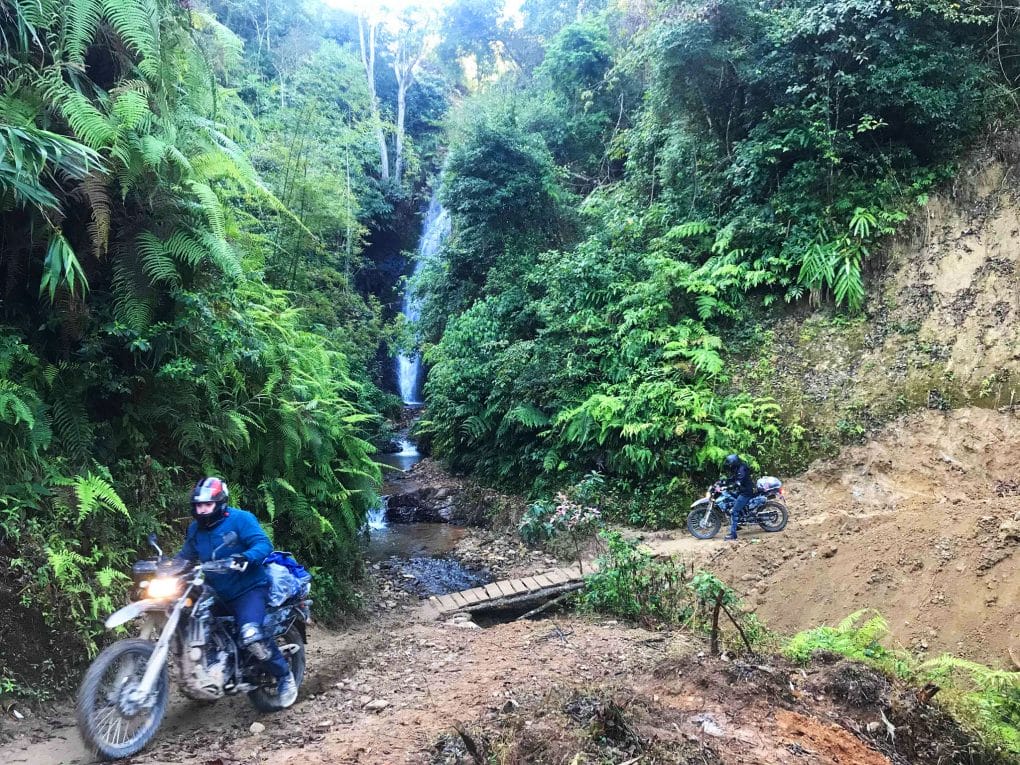 Crossing-The-Border-With-A-Motorbike-Between-Vietnam-And-Laos