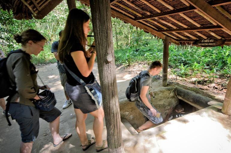 Saigon Motorcycle Tours to Cu Chi tunnels and Dong Thap