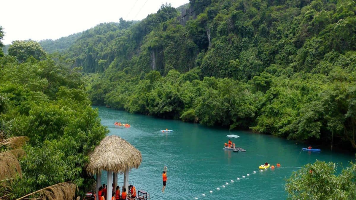 Vietnam Motorbike Tour from Hoi An to Hue, Phong Nha, Khe Sanh & A Luoi: Phong Nha adventure Tours with Kayaking, Trekking