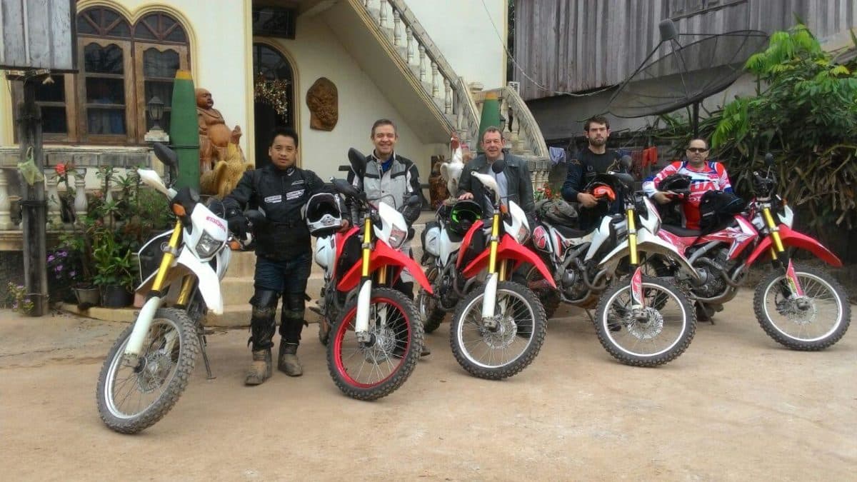 Laos Northwest Motorbike Tours to Sayabury, Luang Prabang, Viengthong