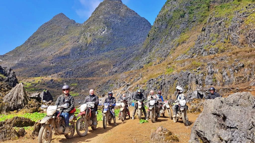 Daily Hagiang Cheap Group Motorbike Loop Tour to Quan Ba, Yen Minh, Dong Van, Meo Vac, Ma Pi Leng pass