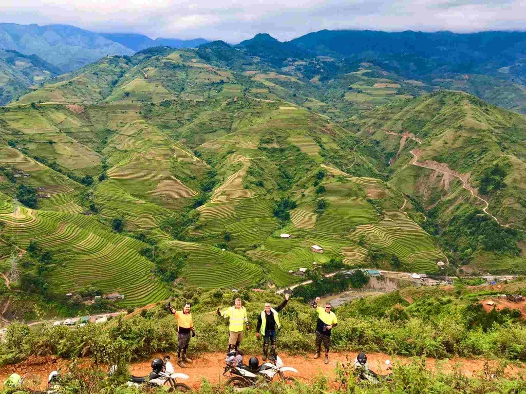 Northern Vietnam Motorbike Tour to Ta Xua , Mu Cang Chai, Y Ty, Sapa