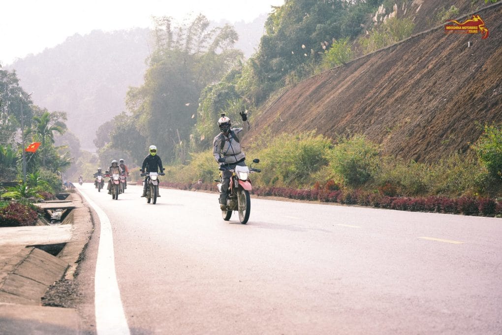Hanoi motorcycle tour to Thac Ba lake