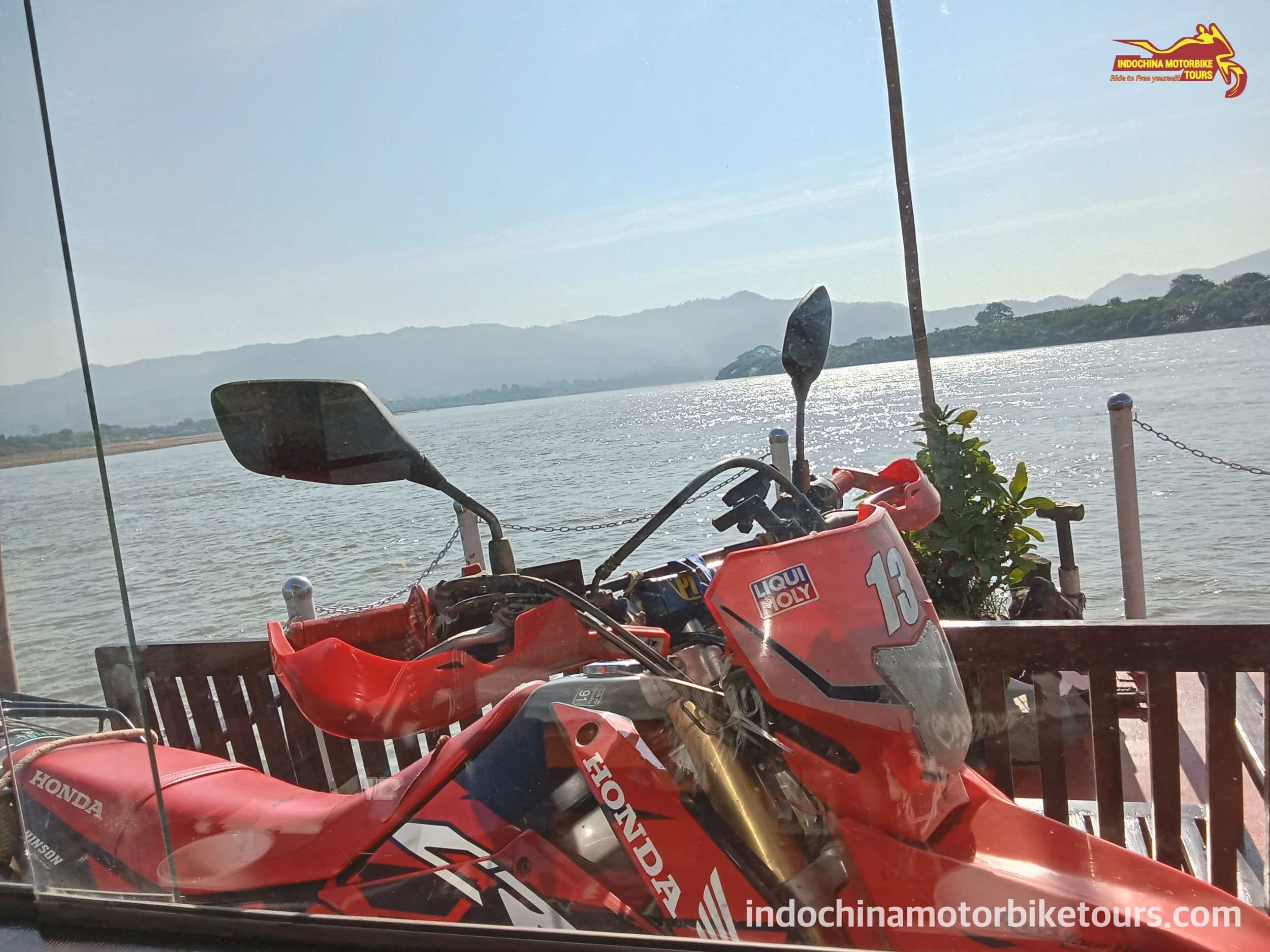 Mighty Mekong River Motorbike Tour to Muang Nan & Kuangsi Waterfall from Luang Prabang